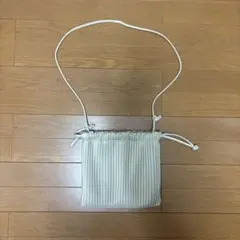 LOWRYS FARM プリーツショルダーバッグ