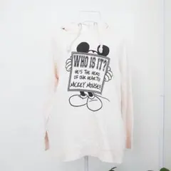 179/WG ミッキー パーカー ホワイト フリーサイズのサムネイル