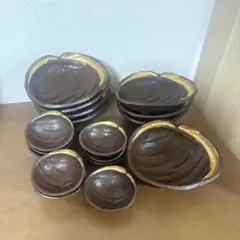 皮くじら　向付け　10客　仁平　楽焼 皮くじら 向付け 10客 仁平 楽焼 - メルカリ