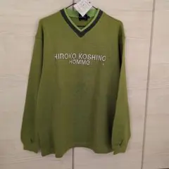 ※最終値下げ※HIROKO KOSHINO Vネックニット グリーンのサムネイル