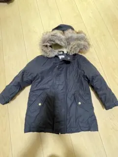 子供 GLOBAL WORK 黒 ファー付きジャンパー