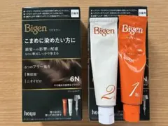 Bigen リピカラー 6N やや暗めの自然なブラウン　新品1箱＋半分使用品のサムネイル