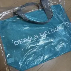 DEAN & DELUCA メッシュトートバッグ ターコイズ Lサイズのサムネイル