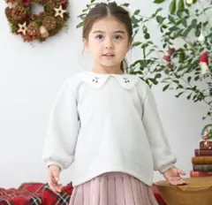 プティマイン　トップス　長袖　130cm さくらんぼ　トレーナー