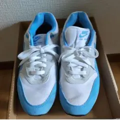 NIKE AIR MAX WHITE/UNIVERSITY BLUE　２６センチ