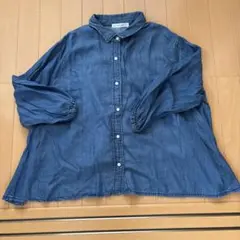 ライトオン　デニムシャツ　七分袖