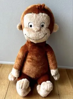 おさるのジョージ　おすわり　BIGぬいぐるみ