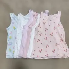 ユニクロ UNIQLO コットンメッシュタンクトップ 120　6枚