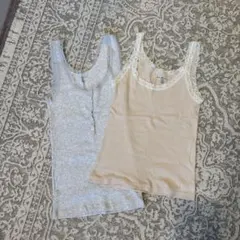 【送料無料】Brandy Melville タンクトップ 2点セットのサムネイル