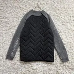 美品　アディダス　中綿入り　パデットスウェット　クルーネック　トレーナー　150