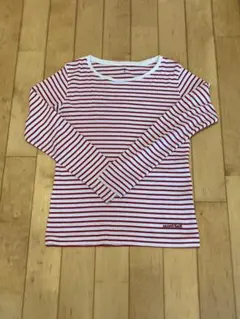 モンベル 長袖ボーダーTシャツ レディスM