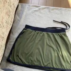 FILA テニススカート Lサイズ オリーブグリーン