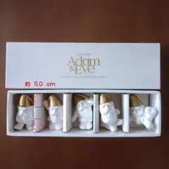 Adam & Eve（たち吉） 陶器 置物 5体セット