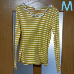 ✶カットソ―　ボ―ダ―　レディ―ス　Ｍ　ア―ス　ミュ―ジック＆エコロジ―✶