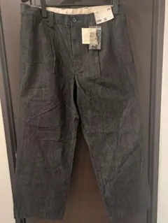 新品 ユニクロ UNIQLO : C タックストレートパンツ／デニム