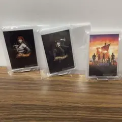 実写ワンピースアクリルスタンド 3個セット