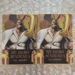 オールマイト　アニバーサリーカード　２点　ヒロアカ