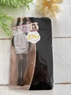 『Fukuske 』吸湿発熱加工タイツ・ブラック・L〜 L L・60デニール