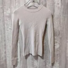 ラグナムーン リブカットソー Freeサイズ タイト カジュアル クルーネック