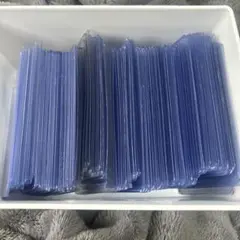 トレーディングカード用ケース 透明青色