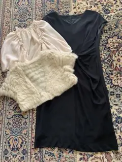 パーティードレス　ボレロ3点セット　結婚式　二次会　成人式　シップス　オフオン