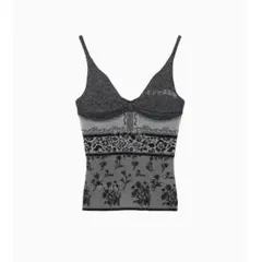 mame Floral Jacquard Knit Camisole Topのサムネイル
