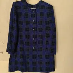 ノーカラージャケット ブラック