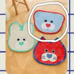 タグ付き新品 mojojojo ローリーズファーム ラグ