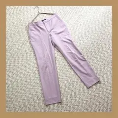 ザラ◆ ZARA テーパードパンツ（S)　上品 ラベンダー　無地　きれいめ