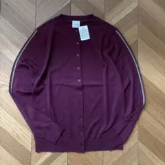 【新品】PAUL SMITH ポールスミス✨カーディガン M ボルドー