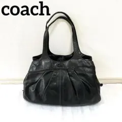 COACH コーチ エルゴ プリーテッド サッチェル レザーがま口 12248 