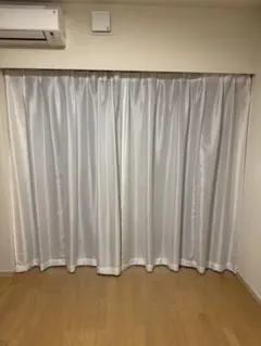 遮熱・遮像・採光レースカーテン　ニトリ　エコナチュレプレーン　2枚入り