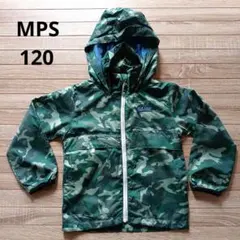 MPS 迷彩柄 ナイロンパーカー 120cm　カモフラ 防風 ウインドブレーカー