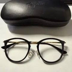 Ray-Ban RB7140 ブラック ゴールド フレーム、ケースのみ