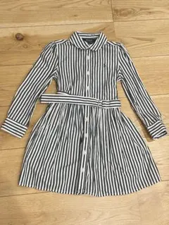 【美品】Polo Ralph Lauren ストライプワンピース110cm