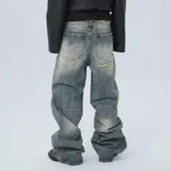 IFEELLUCKY】 Denim Bootscut pants - メルカリ
