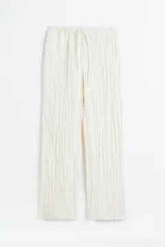 H＆M クリンクルパンツ　プリーツ　シワ加工