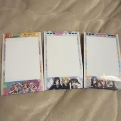 ラブライブ！ チェキ 何も写ってない物 3枚セット