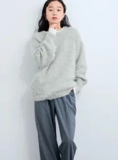 LE CERCLE par ropé グレー長袖ニット