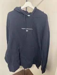 NEW ERA ネイビー パーカー 5L