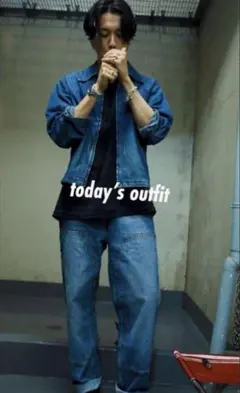 【新品】Levi's 568 ルーズストレート ダブルニー インディゴ ジーンズ