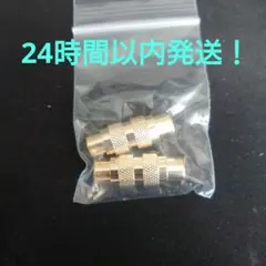 RCAケーブル　中継プラグ　ジョイントジャック　ゴールド　２個のサムネイル