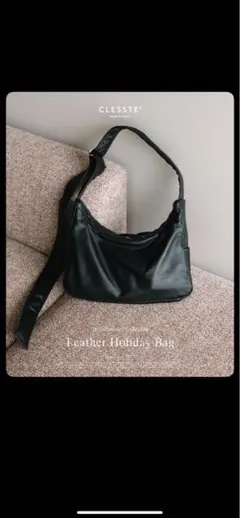 CLESSTE Leather Holiday Bag ブラックのサムネイル