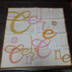 CELINEハイセンスミニスカーフ(ハンカチーフ) ロゴ入り 約57cm正方