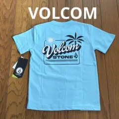 【新品】VOLCOMキッズ用Tシャツ　水色　100 110 双子・兄弟コーデにものサムネイル