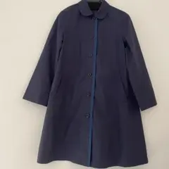 美品ファミリア⭐︎スプリングネイビーコート　春秋　通学　レインコート　女の子