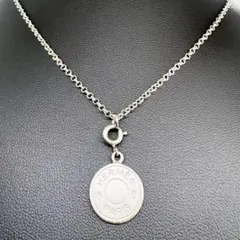 エルメス セリエ 大 チャーム ゴールド ネックレス ペンダント 4.85g 