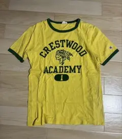 Champion Tシャツ リンガーT イエロー vintage