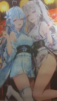 雪花ラミィ　タペストリー6本セット ホロライブ 雪花ラミィ 水着ラミィ B1タペストリー Amazon.co.jp