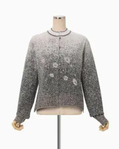 mame☆Floral Jacquard Knit Cardigan☆新品のサムネイル
